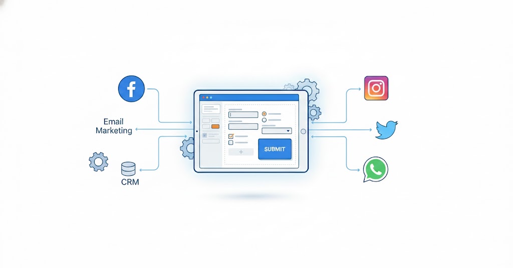 Integración de sitio web con redes sociales y WhatsApp